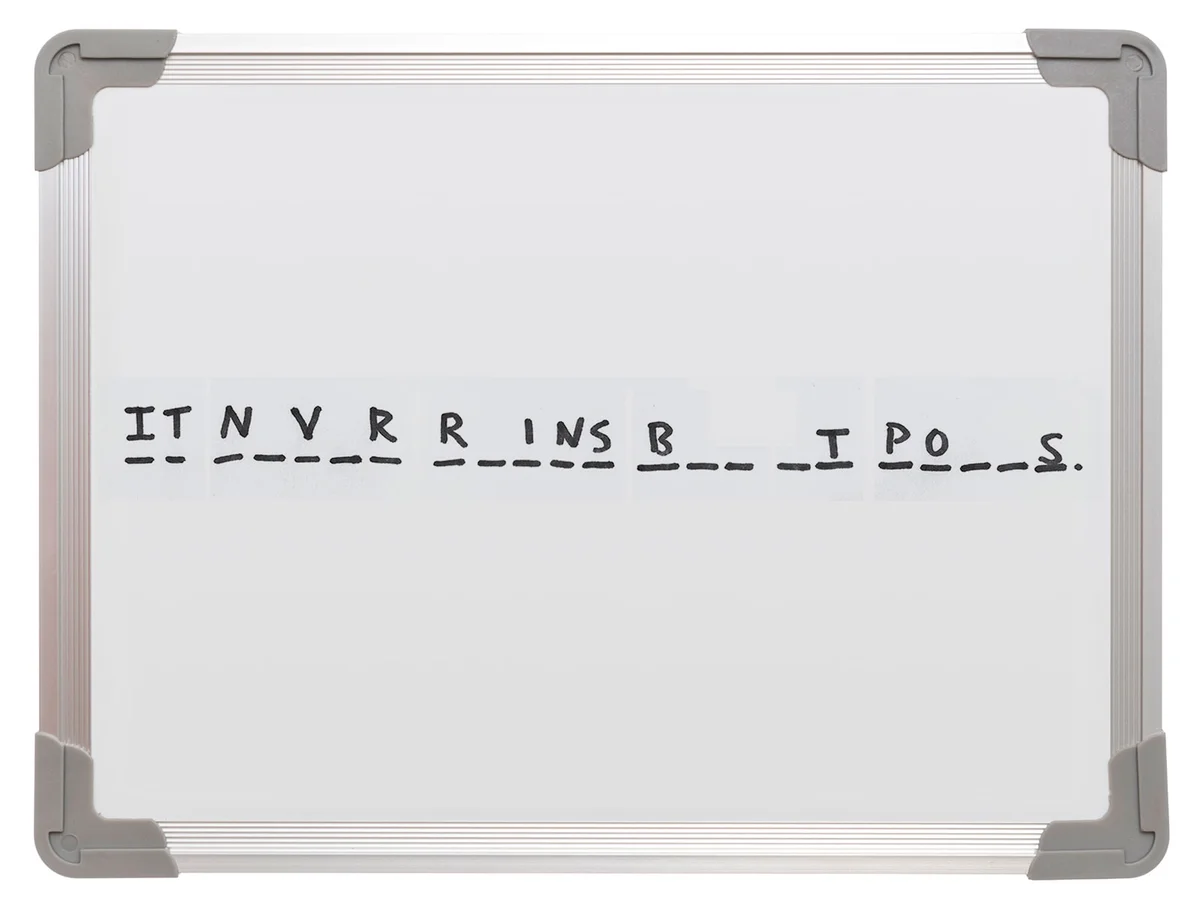 Lost Connection dry erase board game