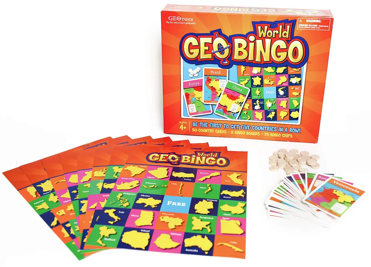 World GeoBingo: https://amzn.to/2ZJ1YcD