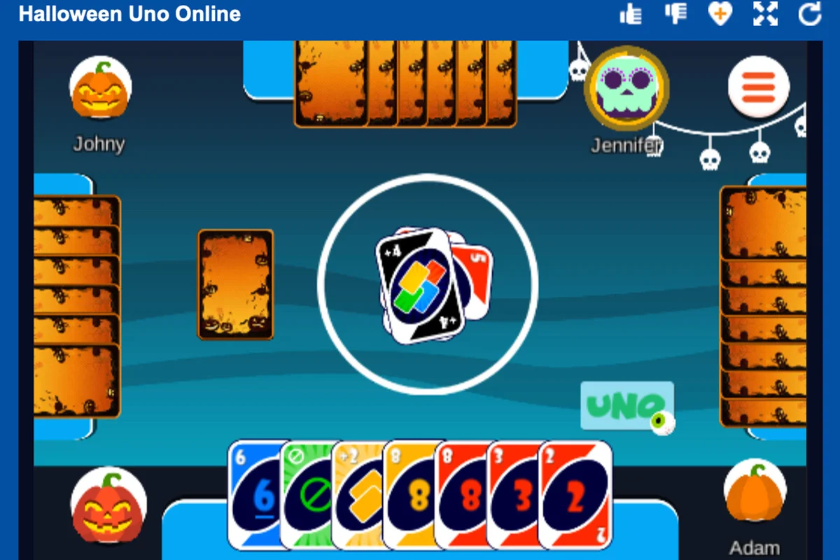 BestGames Halloween Uno game online