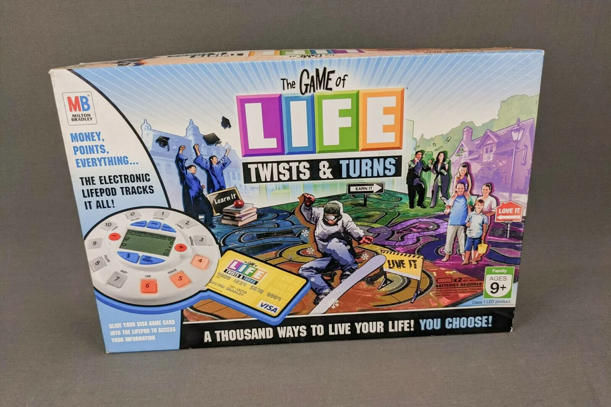 The Game of Life Twists and Turns 2007 Milton Bradley Electronic 100% Complete