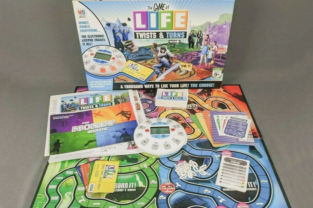 The Game of Life Twists and Turns 2007 Milton Bradley Electronic 100% Complete