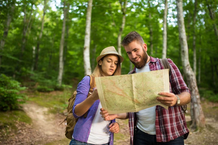 Selecting campsite location
