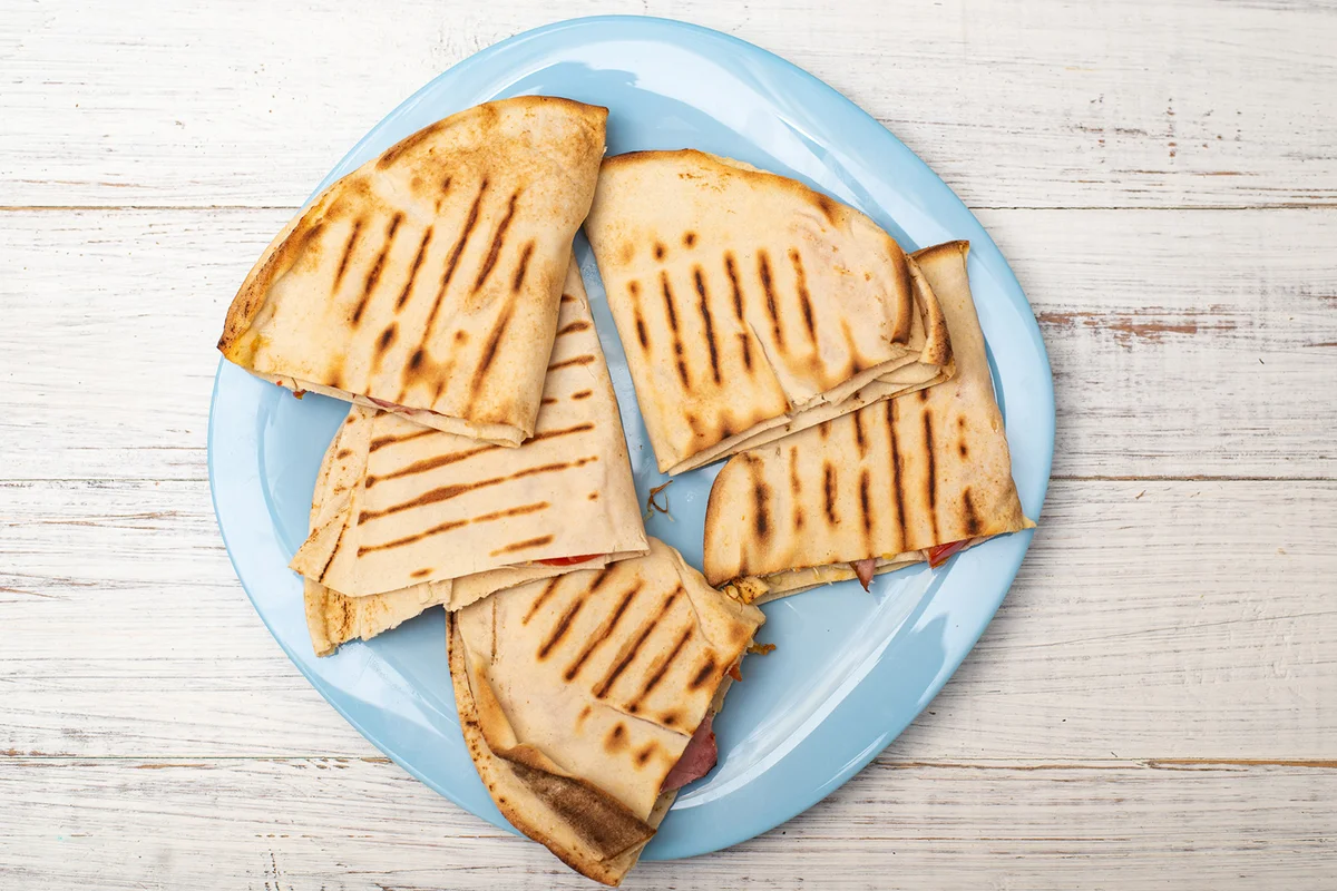 DIY Grilled Pita Paninis