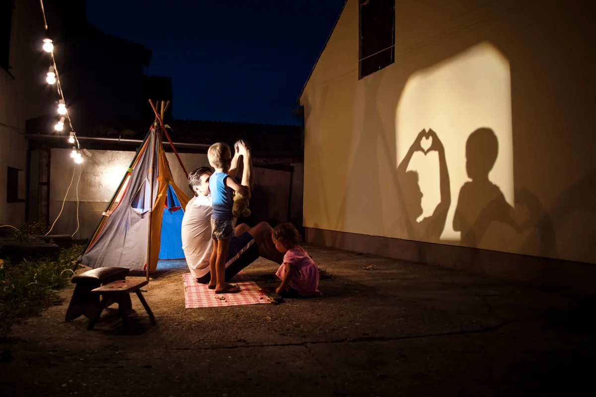 Storytelling in the backyard