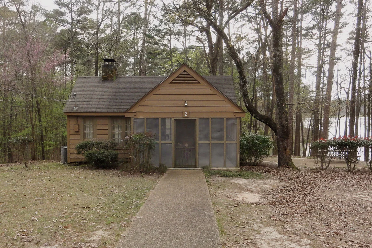 Our home for three nights at Roosevelt State Park in Mississippi