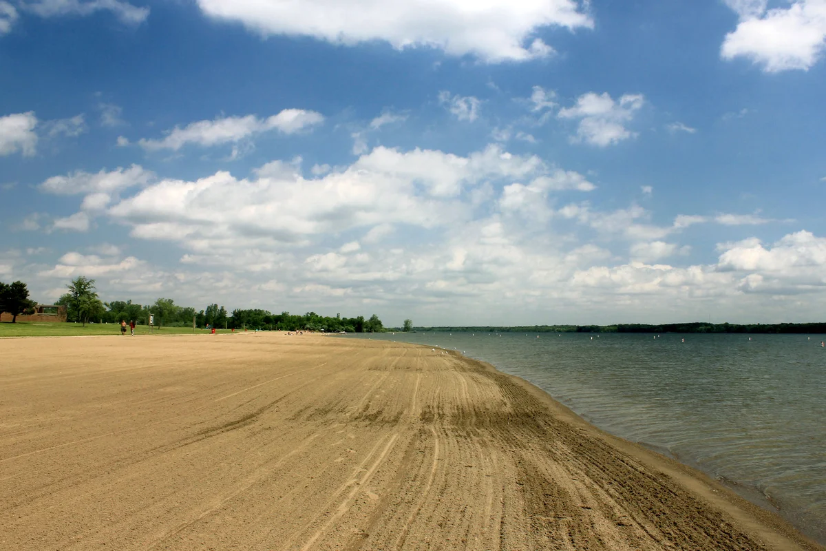 ohio alum creek state park lake shoreline scenery
