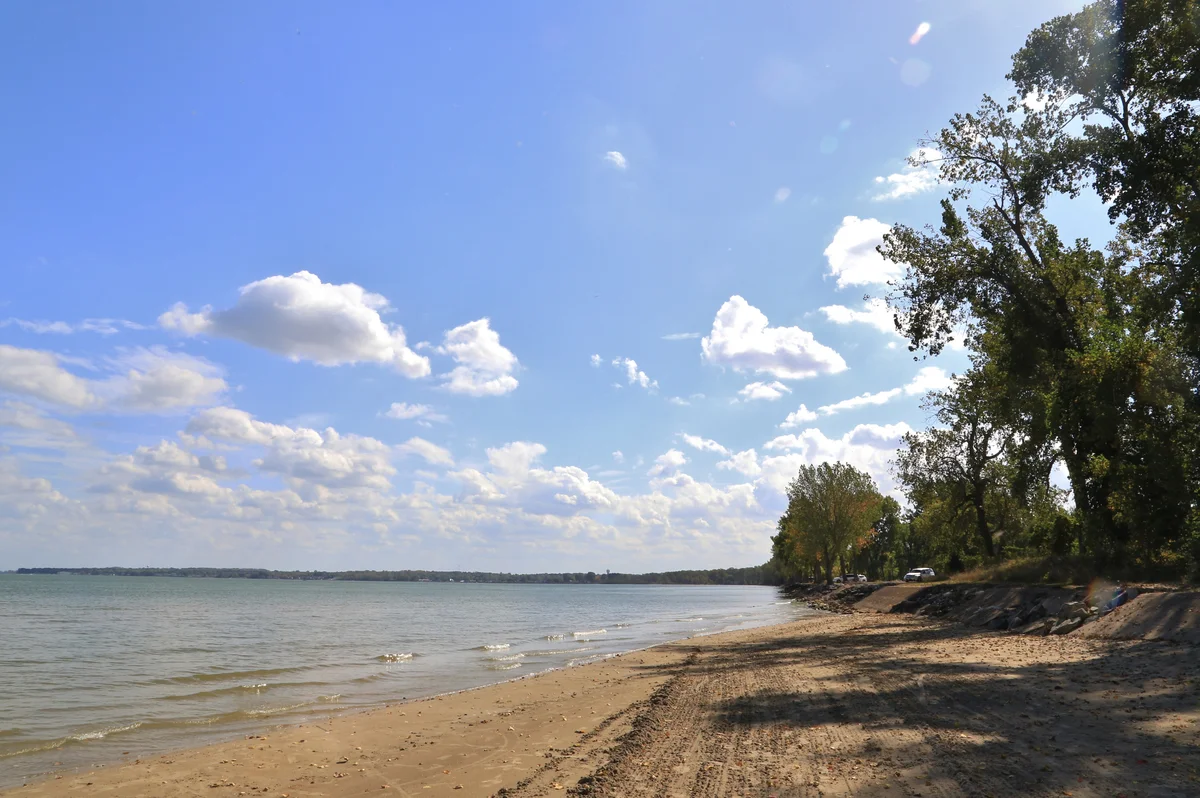 Landmark Beach on the Lake Erie Shore, East Harbor State Park