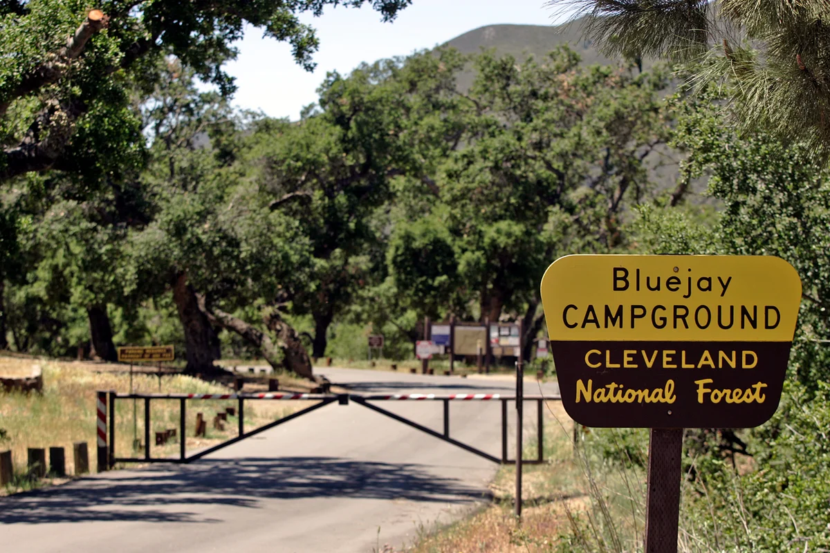 Bluejay campground, in Cleveland National Forest - Getty Editorial Use