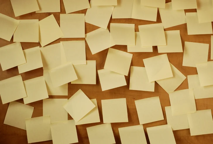 sticky notes