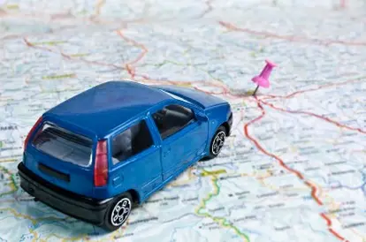Car and Map source: istockphoto permission: licensed