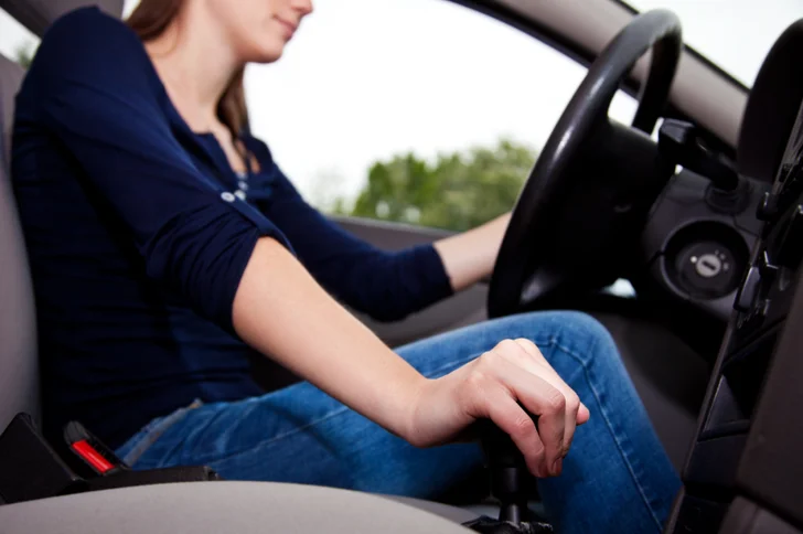 woman shifting
