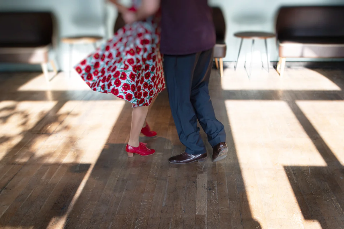 Jitterbug dancers
