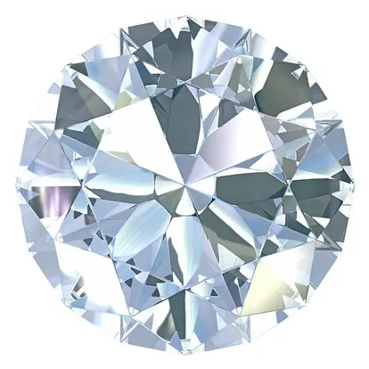 Round cut diamond