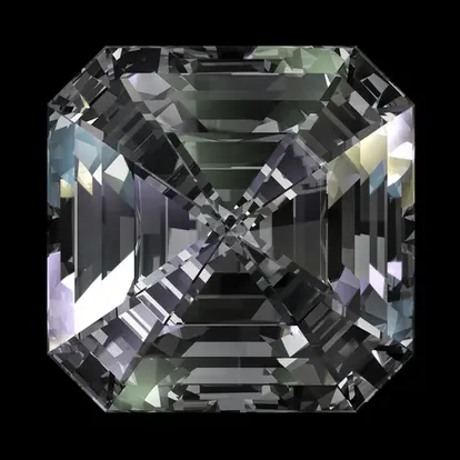 Asscher cut diamond