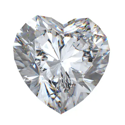Heart cut diamond
