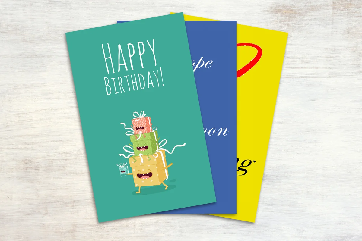 Birthday cards