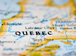 quebec map source: istockphoto permission: licensed