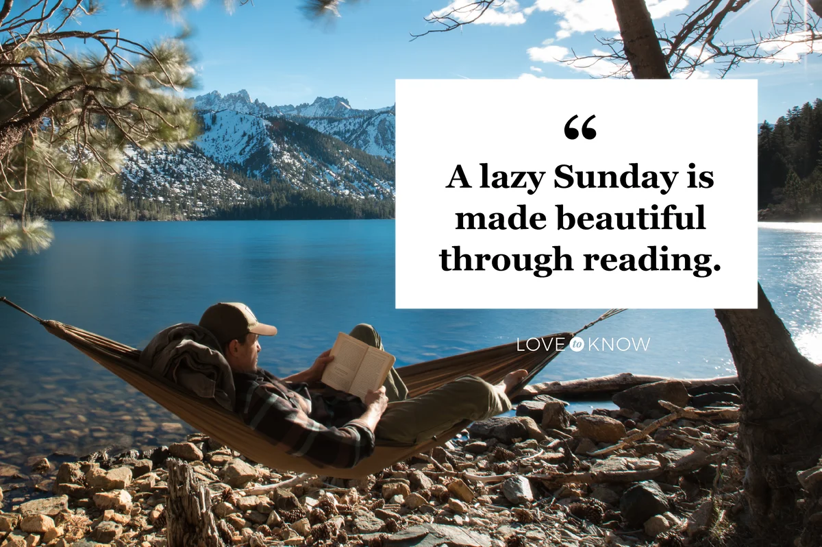 Man Backpacker Reclines in Hammock Reading and Relaxing by a Mountain Lake