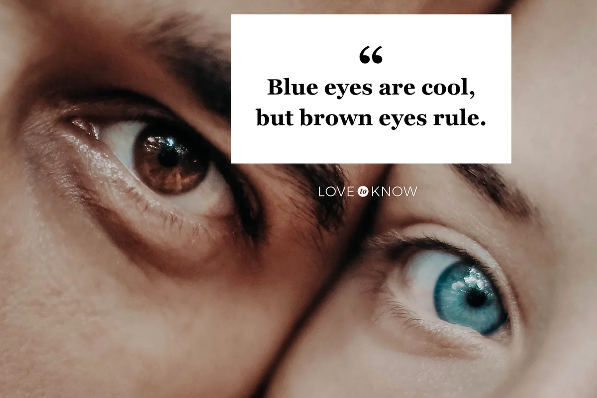 Beautiful Couple Man And Woman Blue And Brown