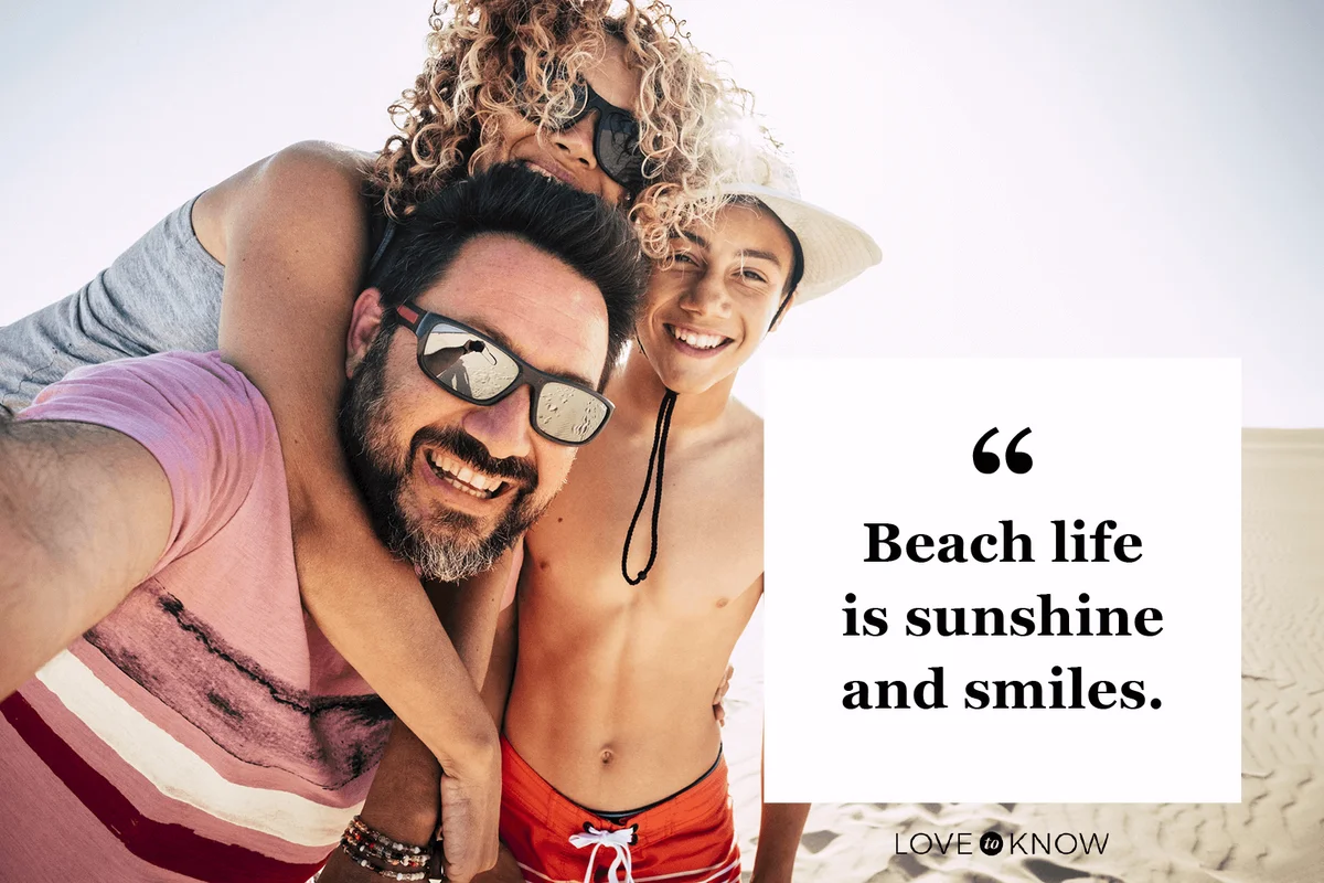Calming Beach Saying to Inspire