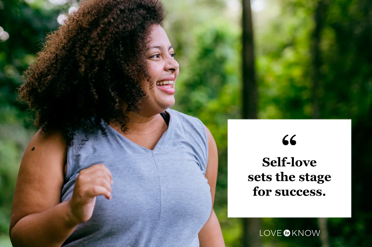 positive woman exercising outside