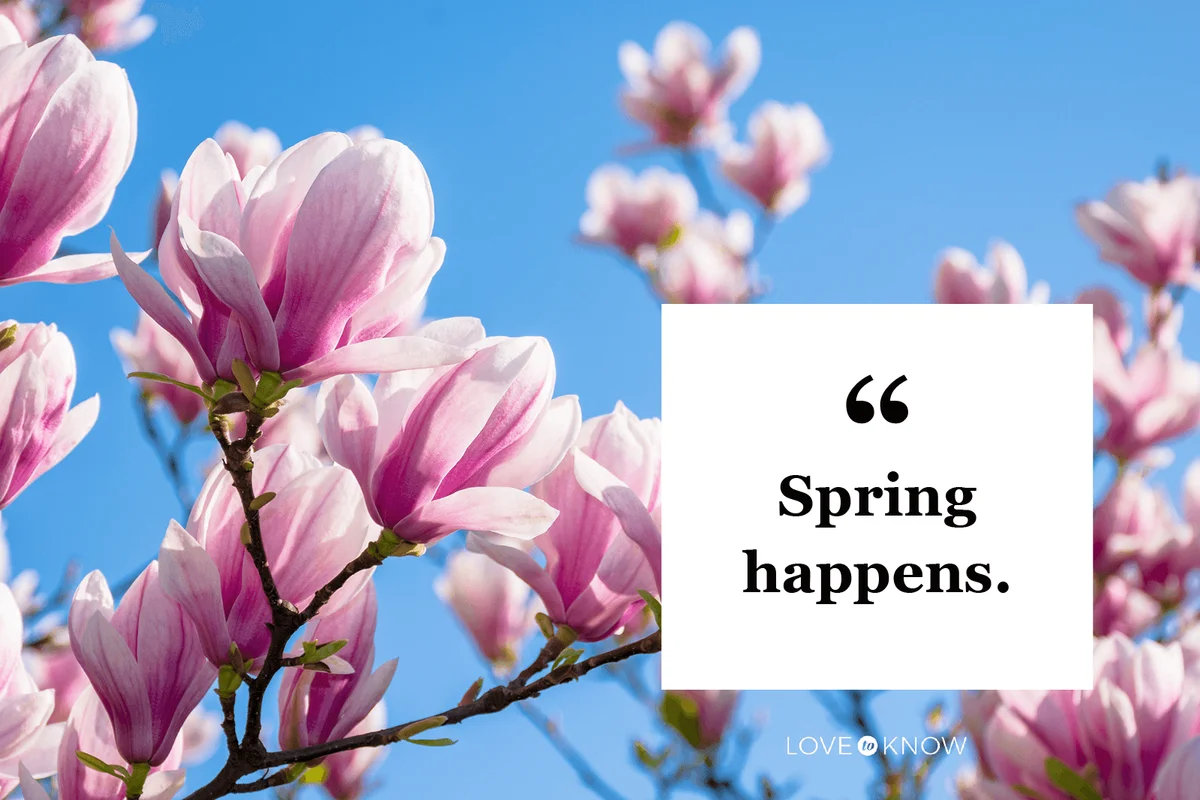 Short Spring Instagram Caption