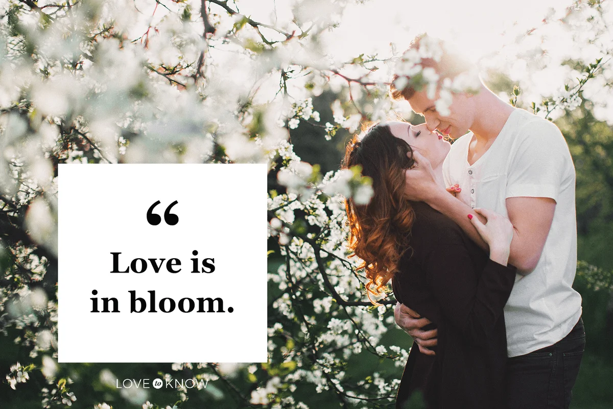 Spring Caption for Couples