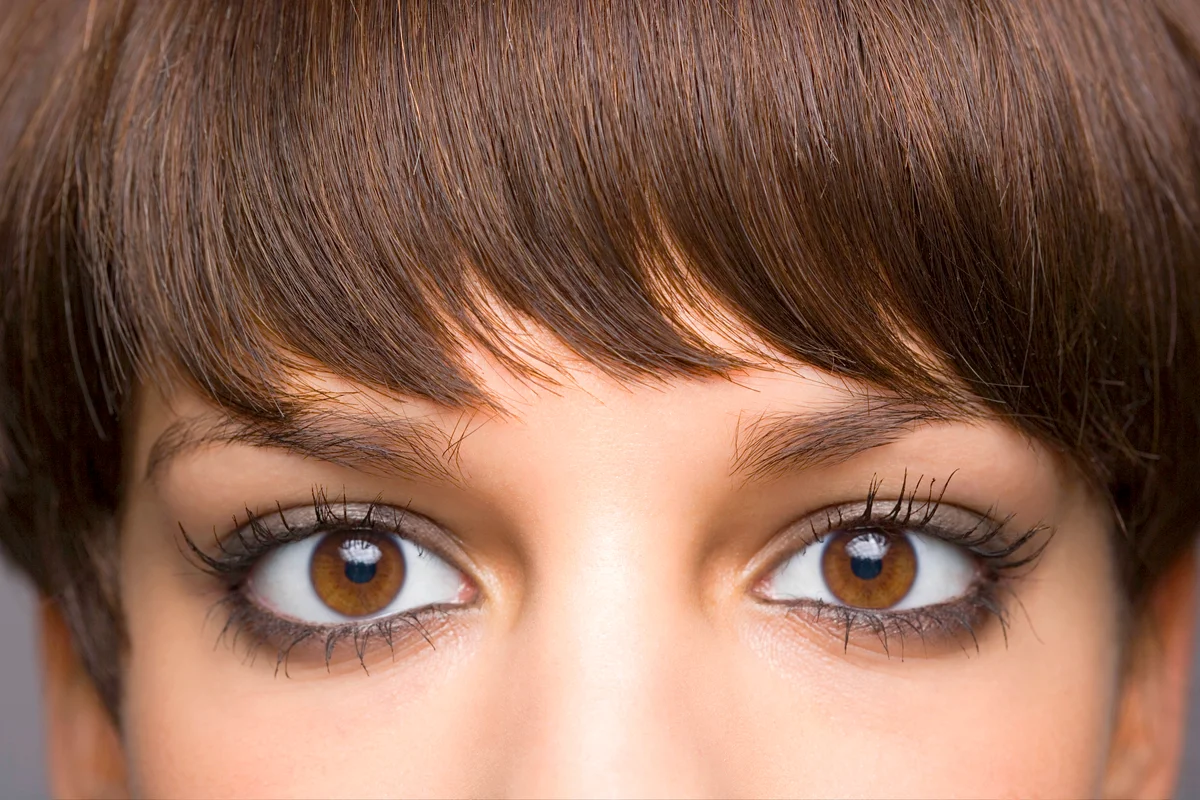 Brown-eyed woman