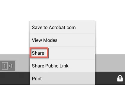 android with adobe reader for dynamic pdfs