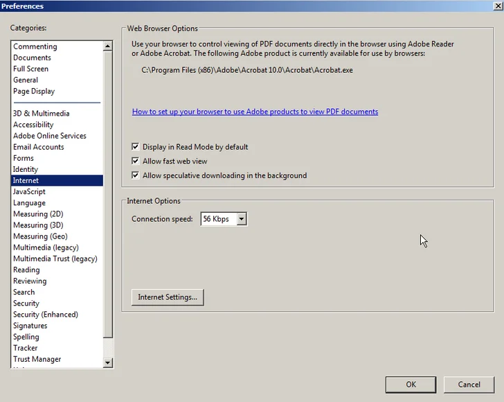 Screenshot of Preferences taken by Vikki Olds
