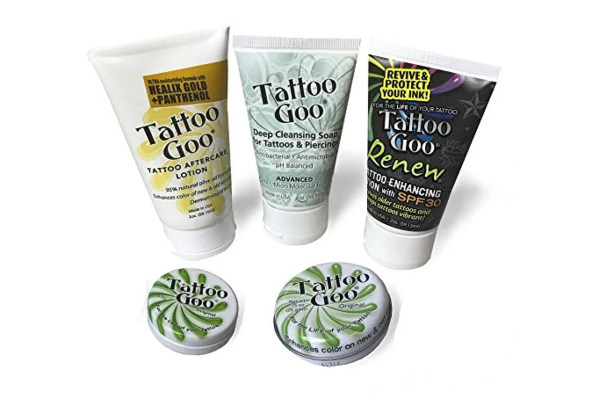 Aftercare Kit Version XL New Formula, 1pc Tattoo Goo Salve (3/4oz tin) By Tattoo Goo
