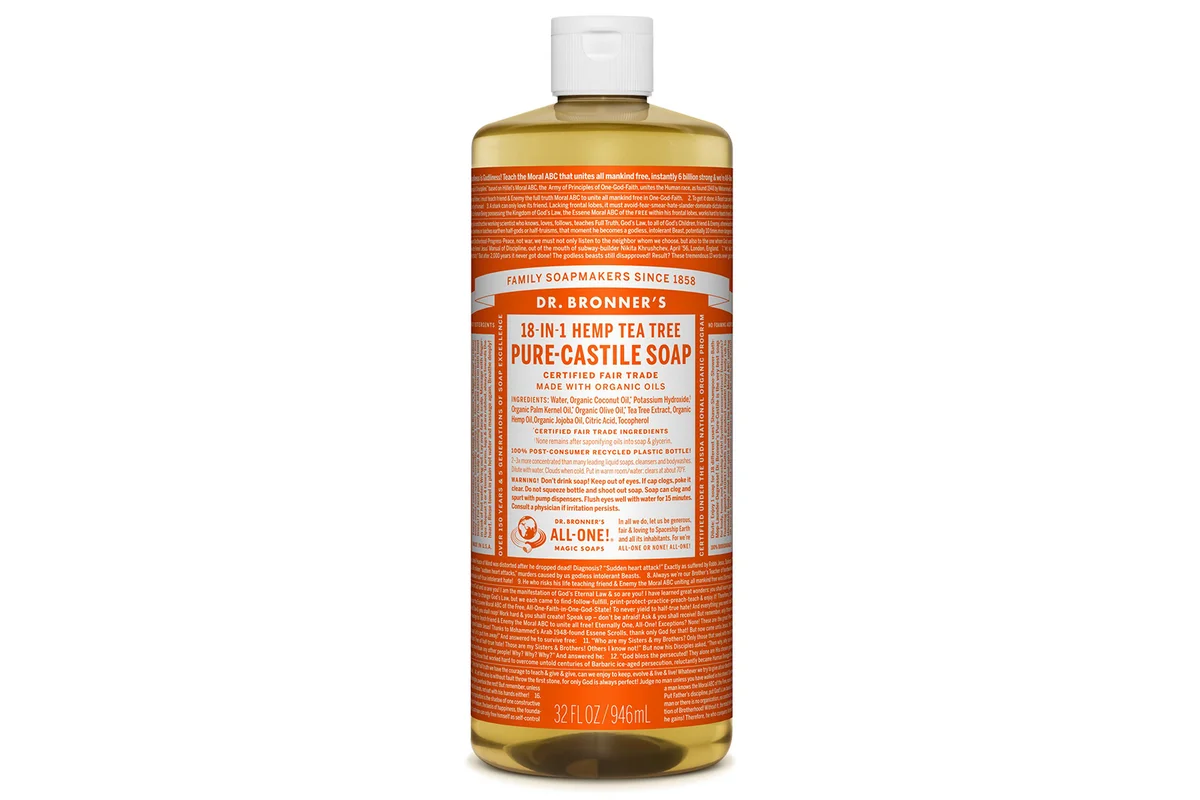 Dr. Bronner's Tea Tree Pure-Castile Liquid Soap - 32 oz