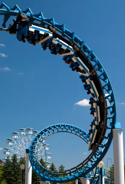 Corkscrew Roller Coaster