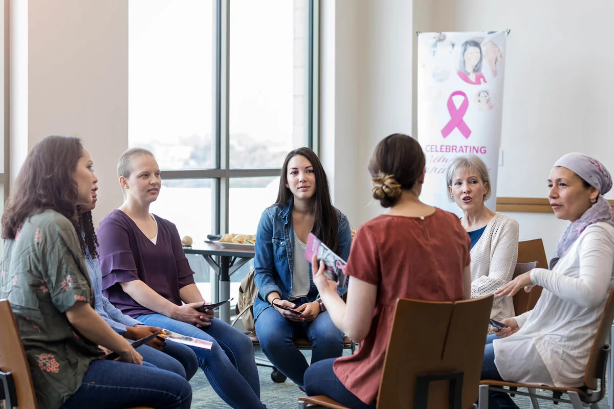 Women impacted by breast cancer meet to talk