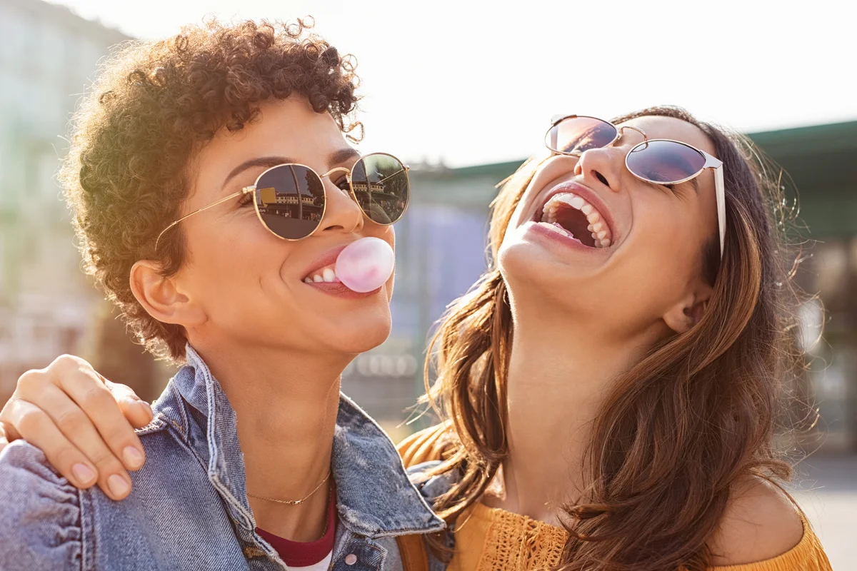 Women friends having fun together