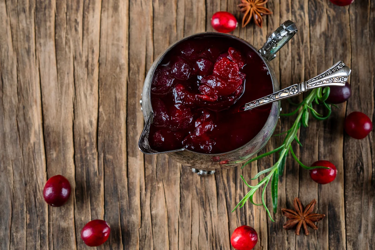 Cranberry sauce