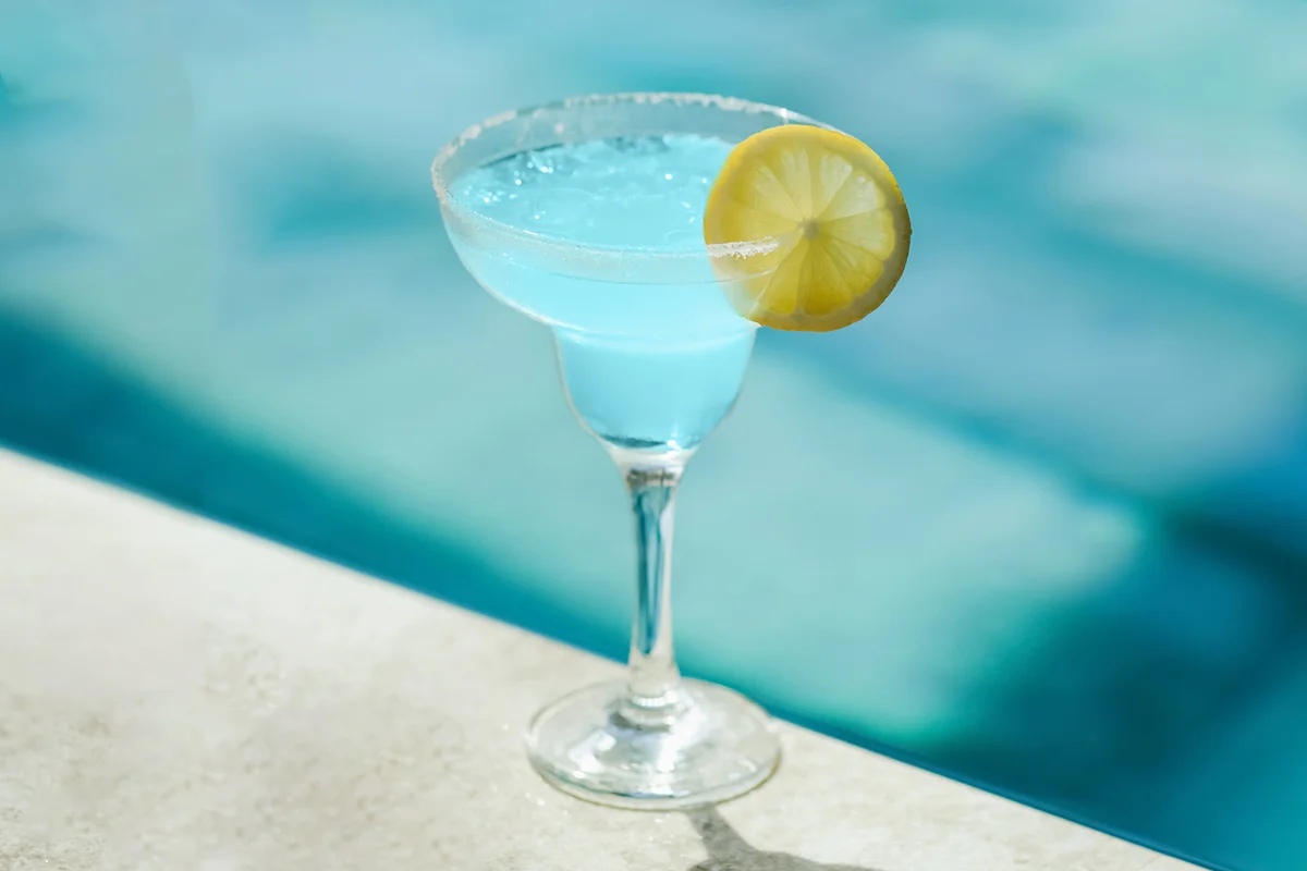 Virgin Blue Margarita Mocktail