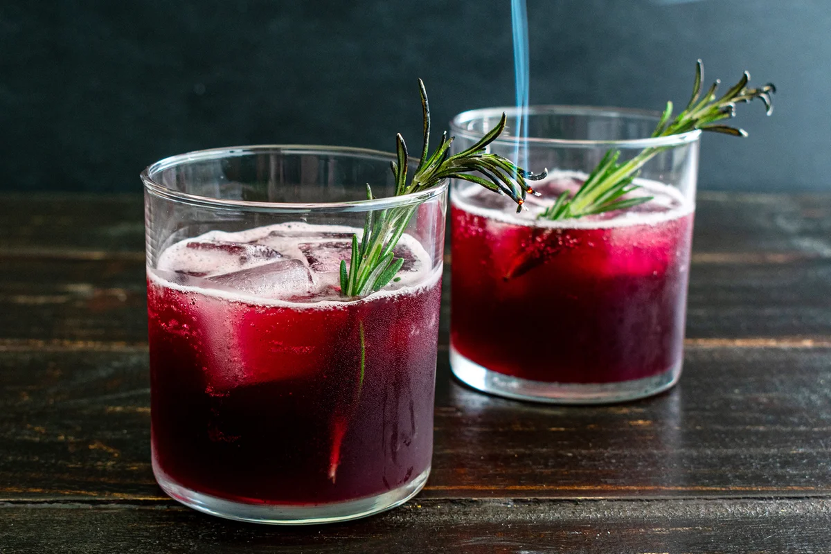 First Down Bourbon and Pomegranate