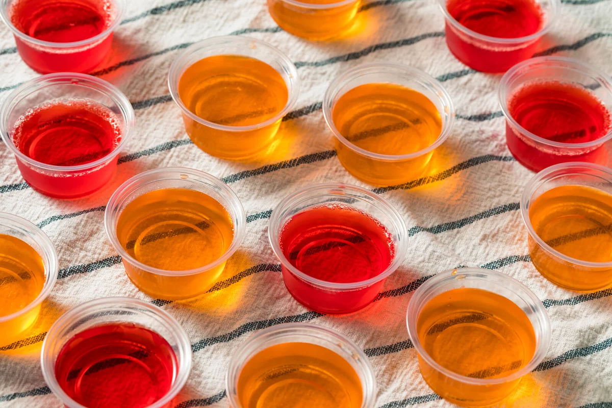 Homemade Sweet Alcoholic Gelatin Shots