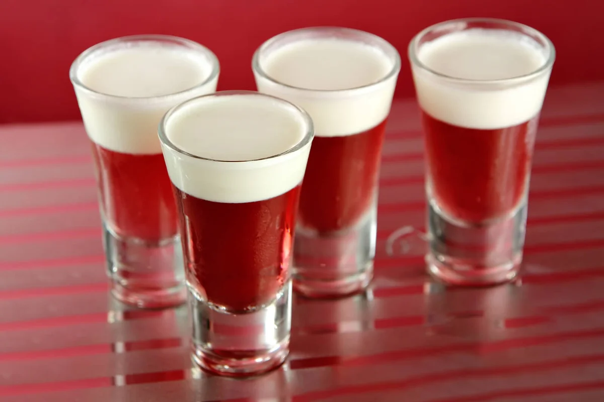 Jell-O & Cream Shots