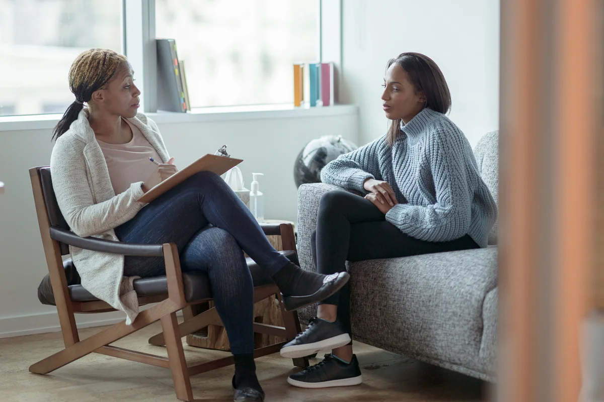 Therapist Meeting with a Patient