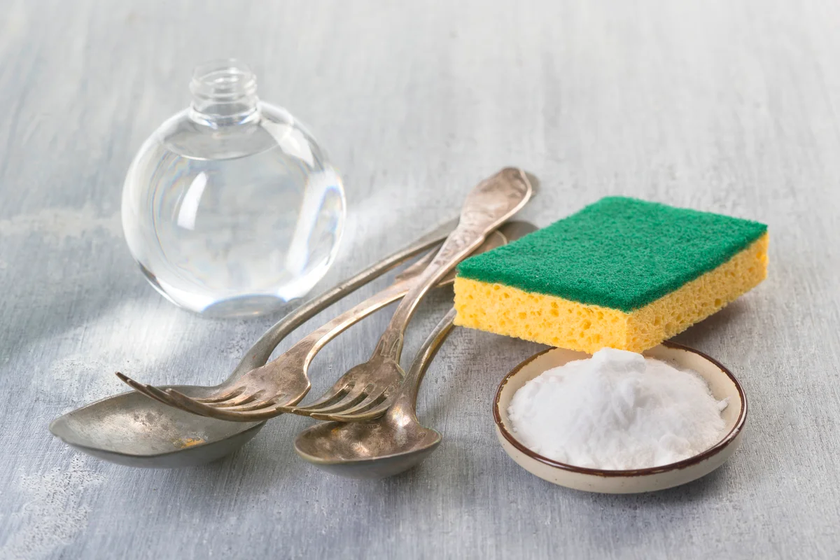Dish soap and baking soda
