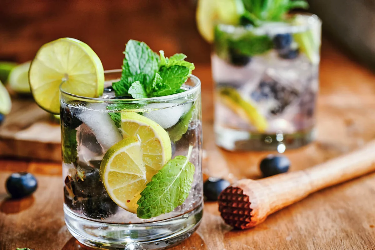 Blueberry Mojito Cocktail