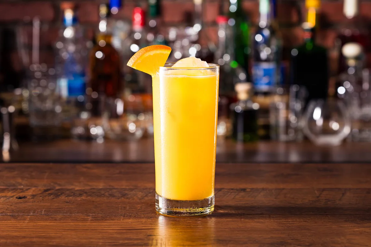 Refreshing Vodka OJ Screwdriver Cocktail