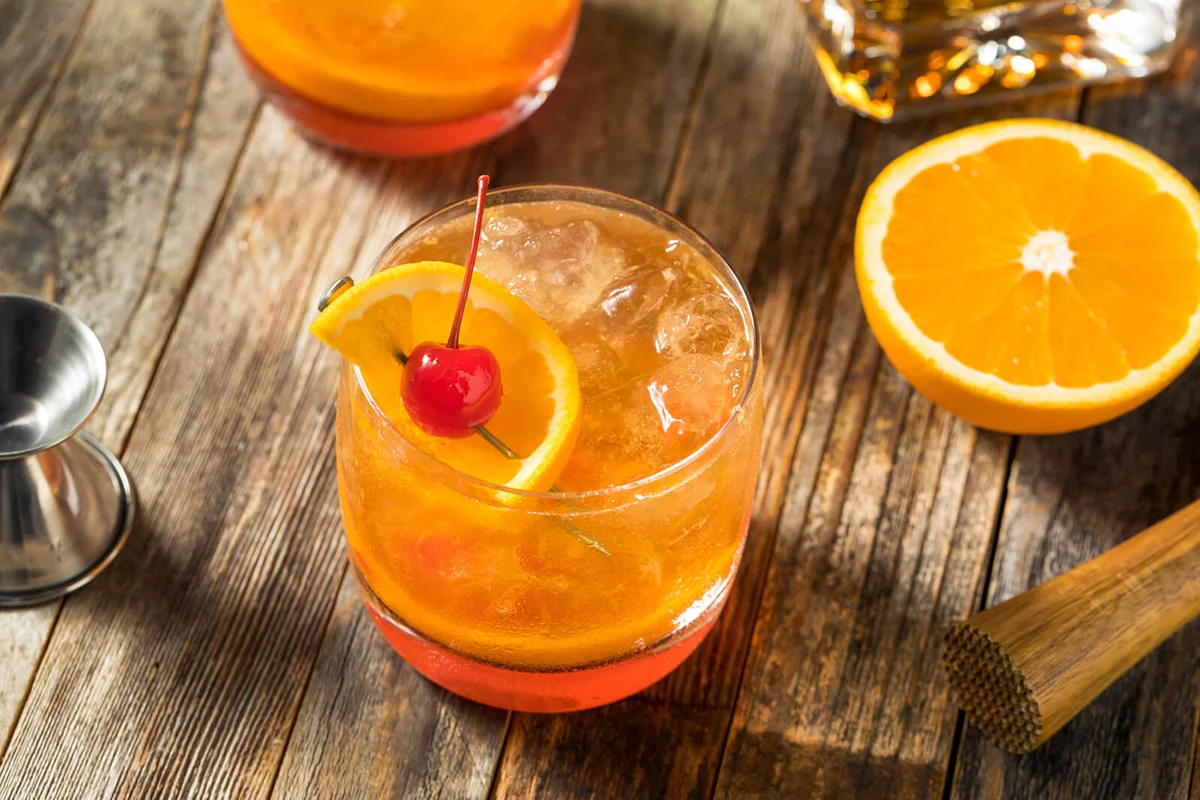 Homemade Wisconsin Brandy Old Fashioned Cocktail