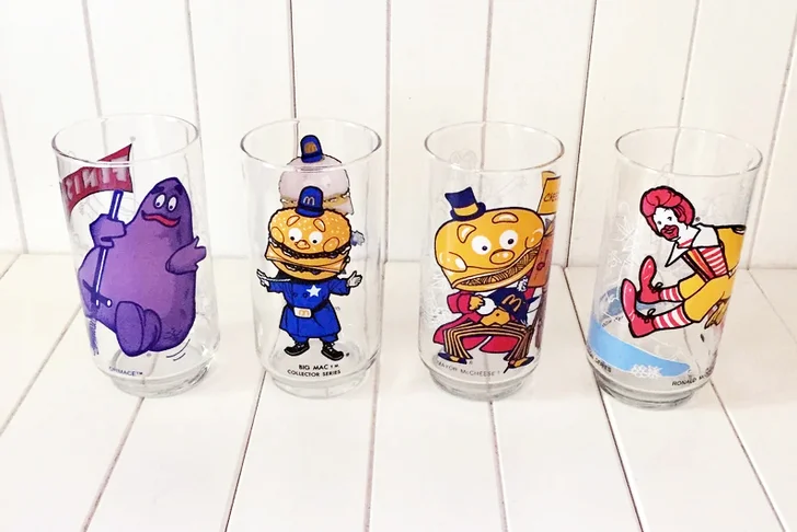 1977 Ronald McDonald Collector Series Glasses