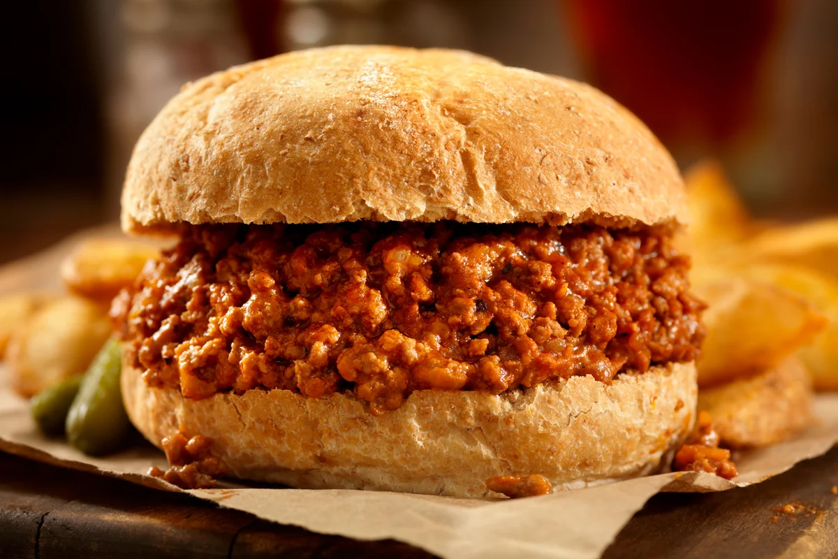 Sloppy Joe with Wedge Cut Fries