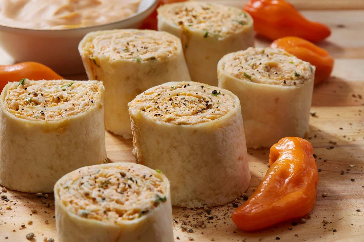 Buffalo Chicken Rollups