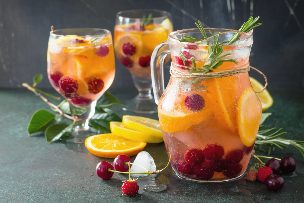 Homemade refreshing topical punch