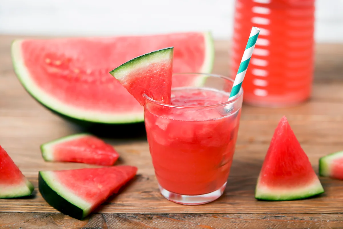Refreshing watermelon mocktail